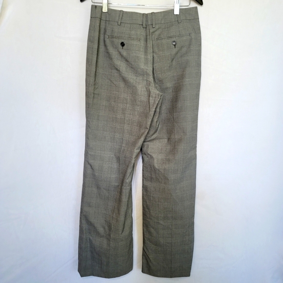 Charter Club Katherine Fit Full Length Size 6 (Size 28) Gray Plaid Dress Pants - Picture 2 of 3